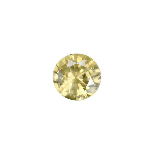 Yellow Sapphire 1.01ct Vivid Yellow Round Heated