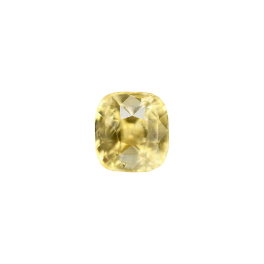 Yellow Sapphire 1.35ct Vivid Yellow Cushion Heated