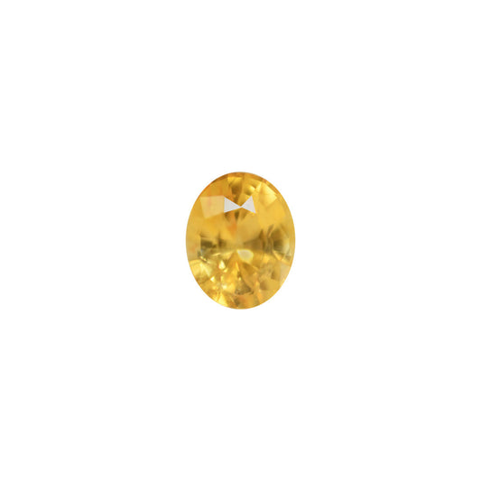 Yellow Sapphire 0.80ct Vivid Yellow Oval Heated
