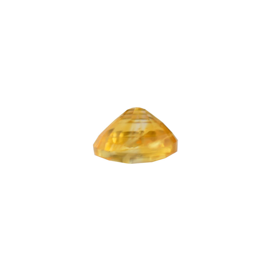 Yellow Sapphire 0.80ct Vivid Yellow Oval Heated