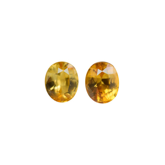 Yellow Sapphire 1.56ct Vivid Yellow Oval Heated