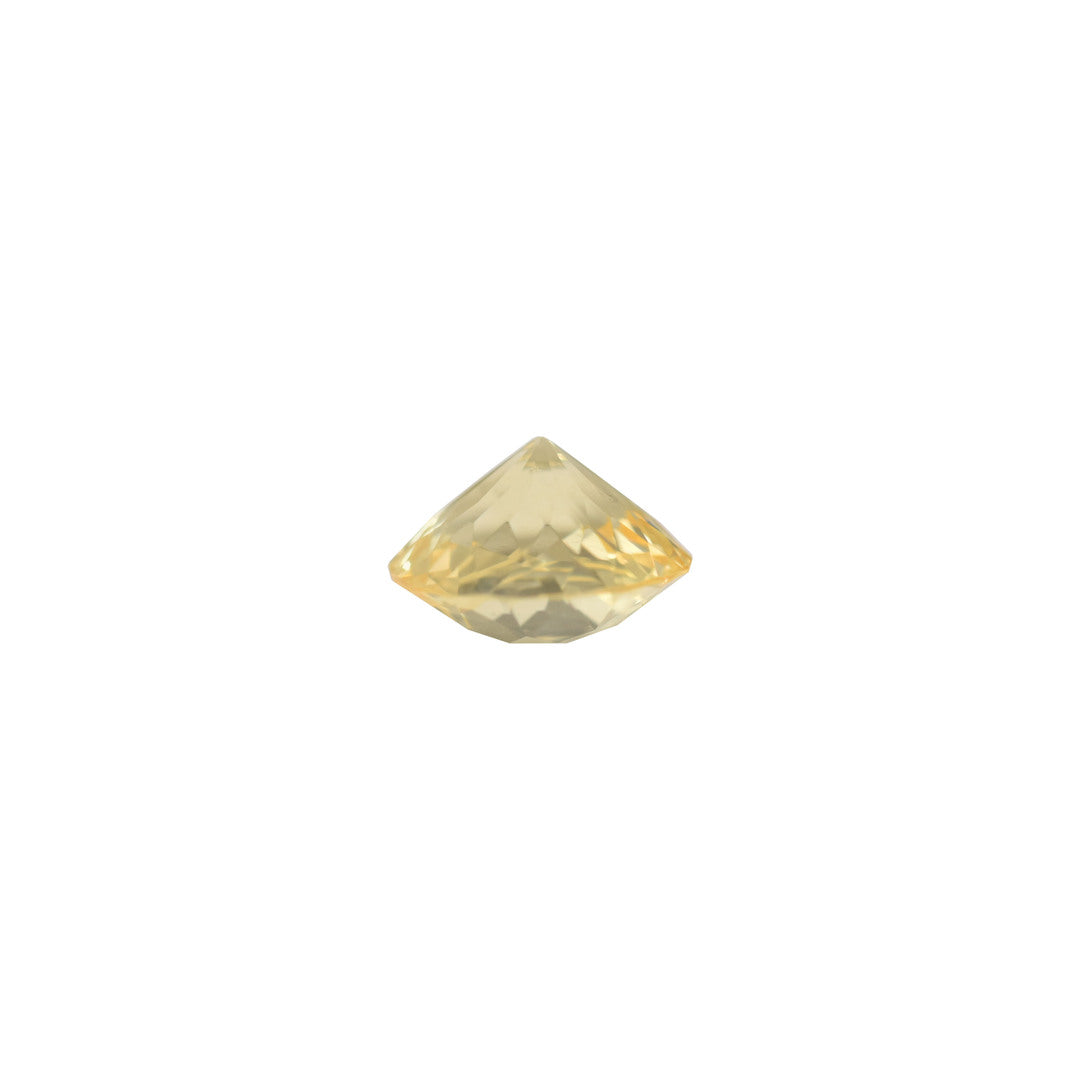 Yellow Sapphire 1.42ct Yellow Round Heated